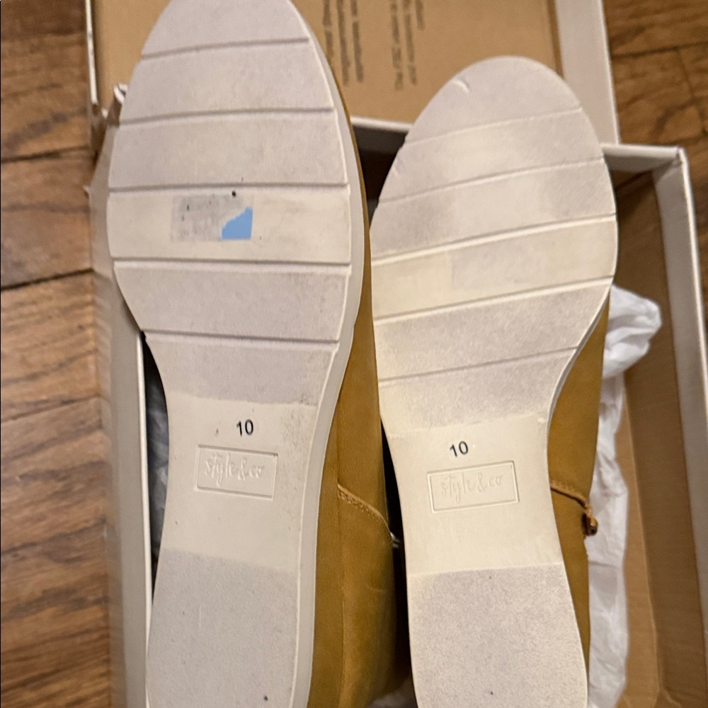 Style & Co. Cozy Tan Winter Boots - Picture 4 of 7